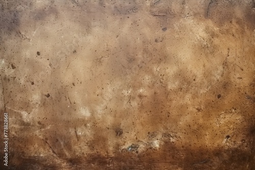 Brown dust and scratches design. Aged photo editor layer grunge abstract background. Copy space