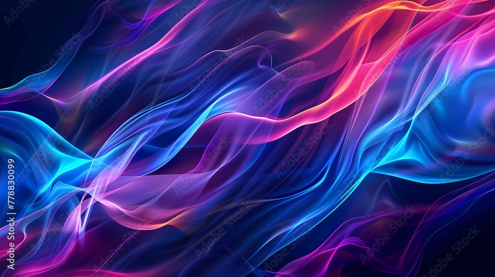 Naklejka premium Purple Pink Motion