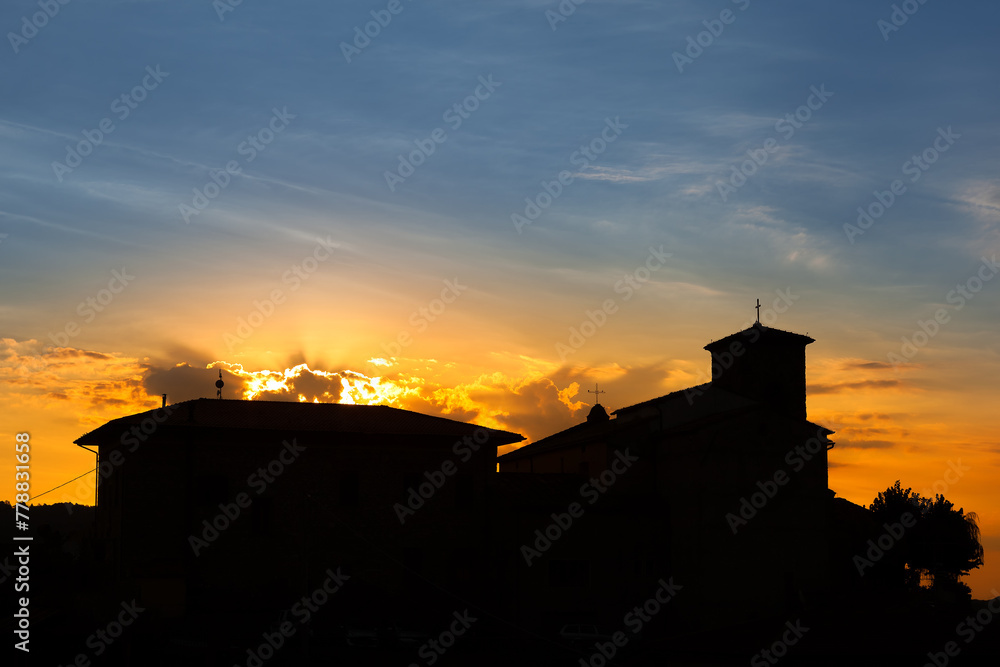 Obraz premium Beautiful Landscapes of Tuscany/ Italy
