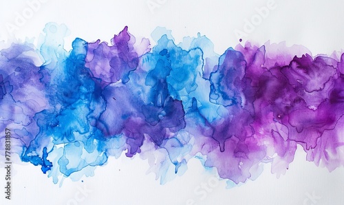 Abstract watercolor stains, multicolored splatters. Template for modern designs