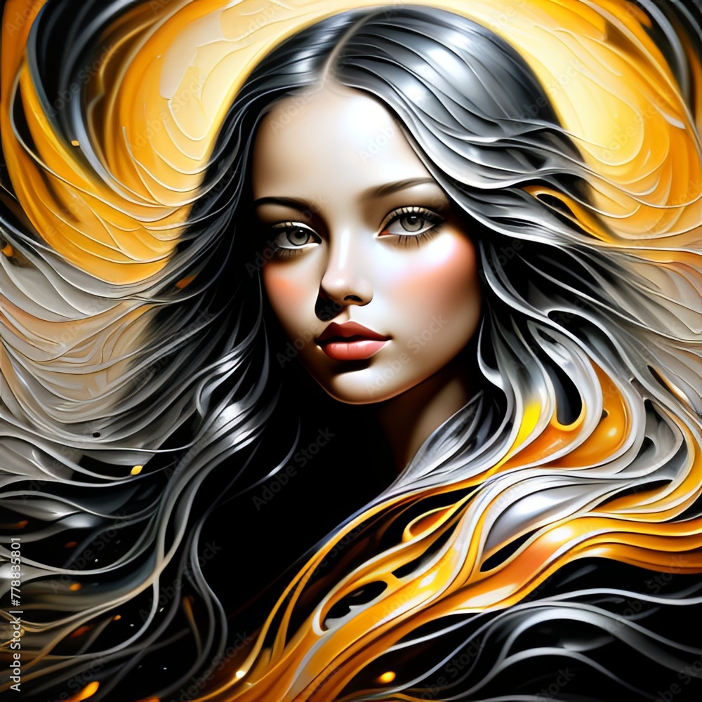 oil painting girls art portrait oil painting girls art portrait