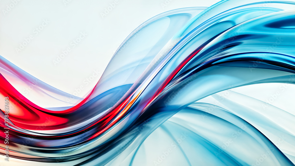 An abstract image with dynamic waves in red and blue. Perfect for dynamic backgrounds and covers, digital marketing materials and other modern projects. An abstract image with dynamic waves in red and blue. Perfect for dynamic backgrounds and covers, digital marketing materials and other modern projects.