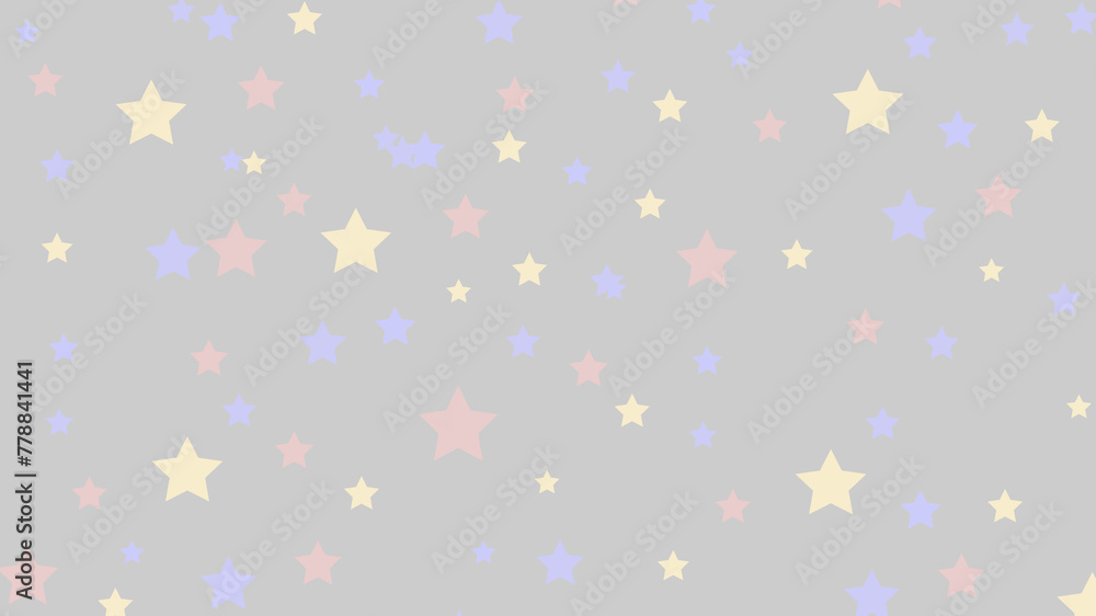Abstract pattern colorful star repeat on background.