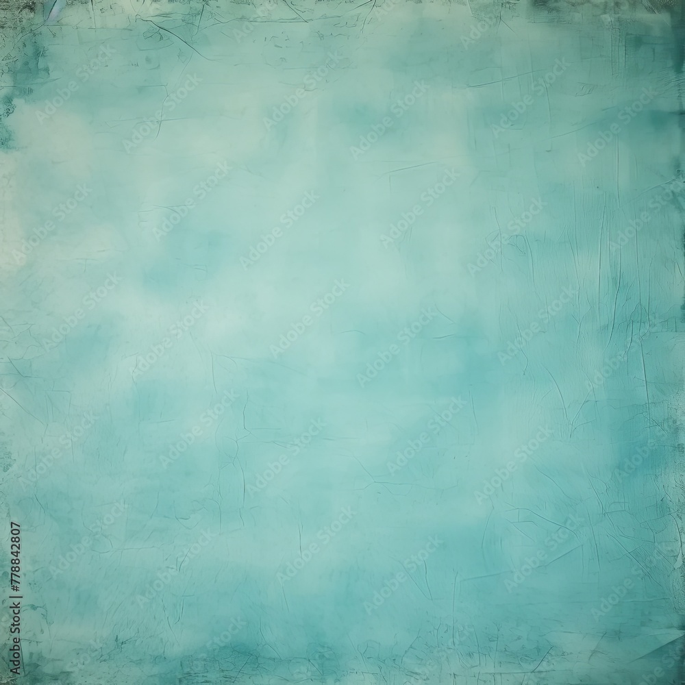 Cyan paper texture cardboard background close-up. Grunge old paper surface texture with blank copy space for text or design 