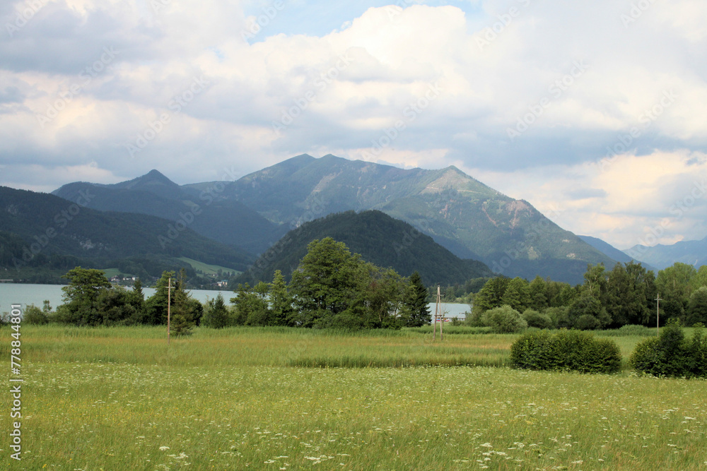 A view of the Austrian Countryside near St Gilgen A view of the Austrian Countryside near St Gilgen