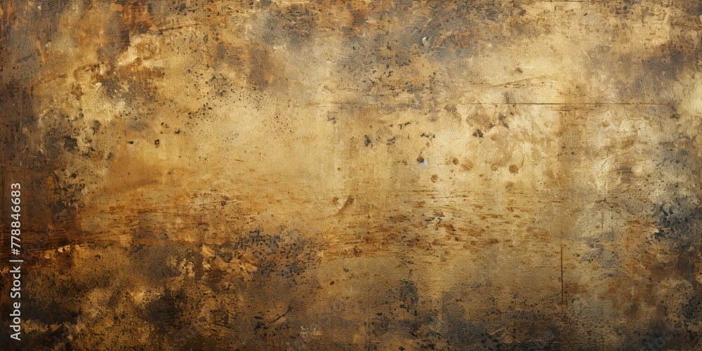 Gold dust and scratches design. Aged photo editor layer grunge abstract background