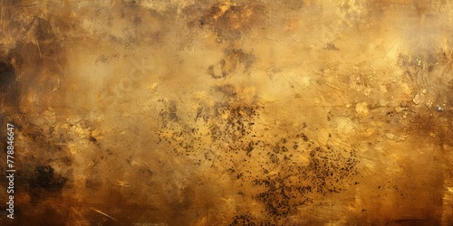 Gold dust and scratches design. Aged photo editor layer grunge abstract background © GalleryGlider