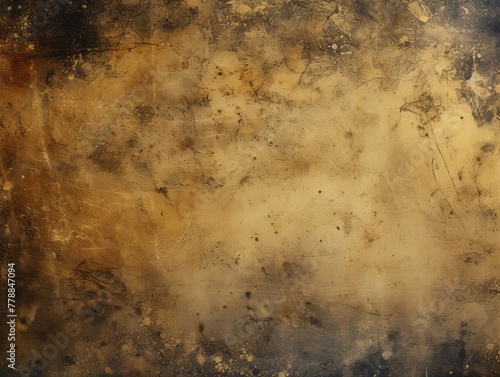 Gold dust and scratches design. Aged photo editor layer grunge abstract background © GalleryGlider