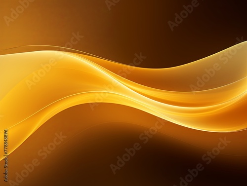Gold fuzz abstract background  in the style of abstraction creation  stimwave  precisionist lines with copy space wave wavy curve fluid design 