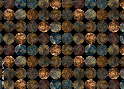 Seamless pattern with circles. Abstract background. 