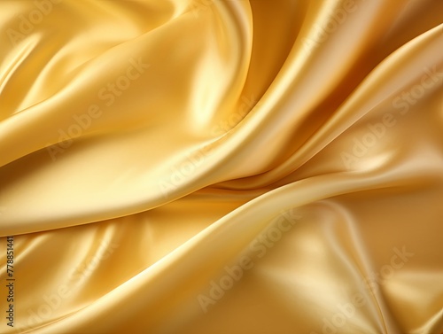 Gold vintage cloth texture and seamless background with copy space silk satin blank backdrop design