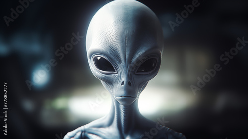 Alien. Alien extremely detailed and realistic high resolution 3d illustration of an extraterrestrial being 