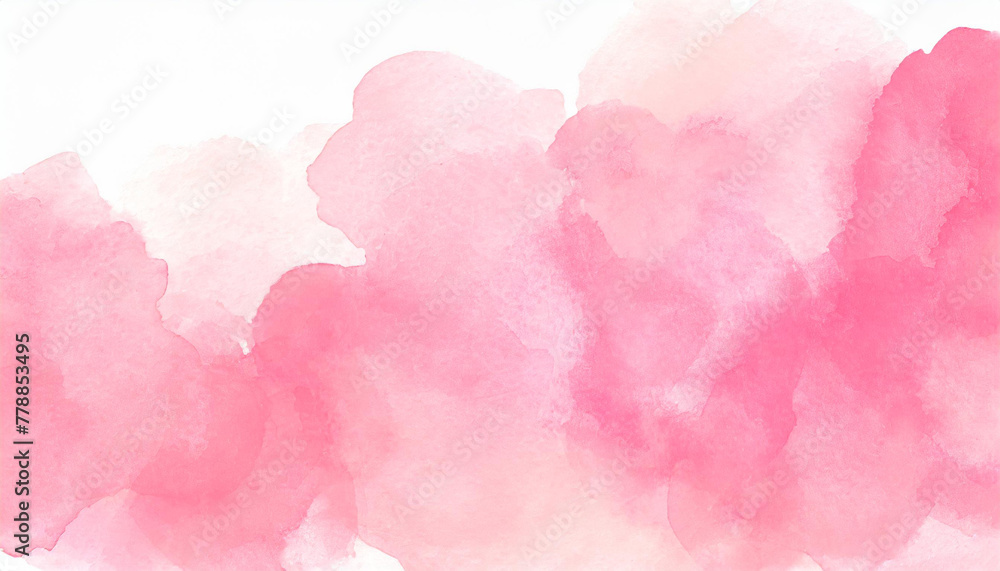 Abstract pink watercolor background for your design, watercolor background concept
