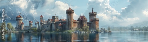 Cyber-secured castles with digital moats photo
