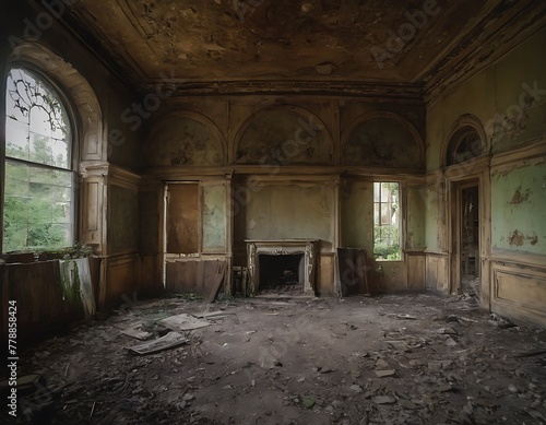 Abandoned Echoes: A Glimpse Inside a Deserted Room