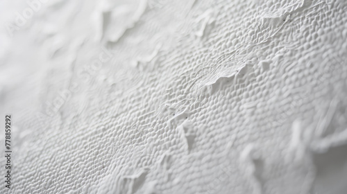a studio shot of a closeup of the intricate details of a white sports texture on a highresolution canvas