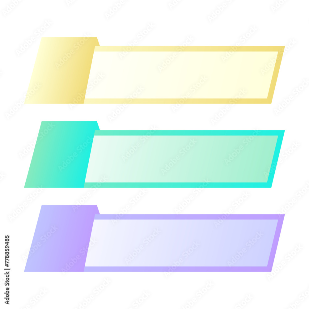 a set of post-it notes. a set of post-it notes.