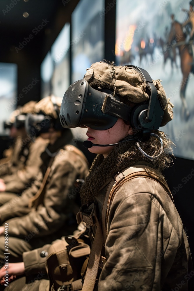 Virtual reality historical battlefield Virtual reality historical battlefield
