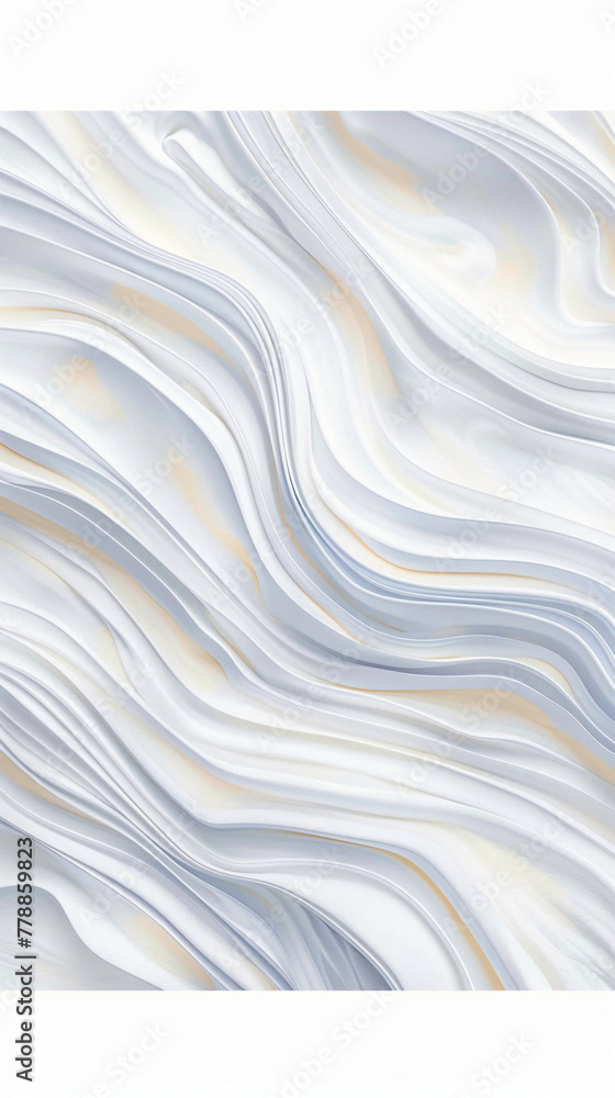 Obraz premium Smooth lines, white, flat texture, --ar 9:16 --stylize 250