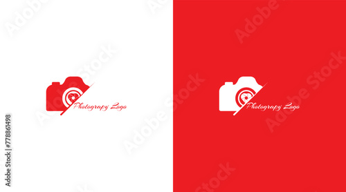 Camera icon Photography Typography Signature Photographer Minimalist Logo Heart Shape icon Vector EPS File