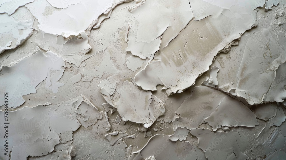 Fototapeta premium Aged wall with peeling paint texture