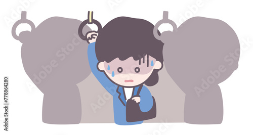 パニック障害や広場恐怖のイラスト
