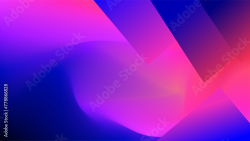 Triangles over dynamic color mesh gradient of twilight colors background