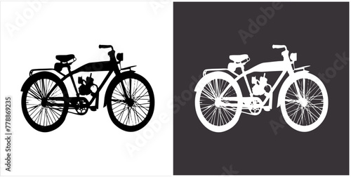 IIlustration Vector graphics of Motorcycle icon