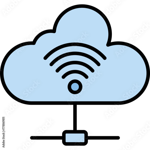 Cloud Server Icon