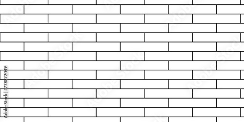 White brick background texture. White brick pattern and white background wall brick. Abstract construction stone brick seamless background texture. 