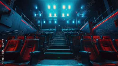 A digital scent-enabled movie theater, with audiences able to smell the scents of the movie,