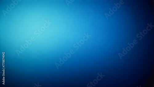 Grainy noise texture blue and black gradient background
