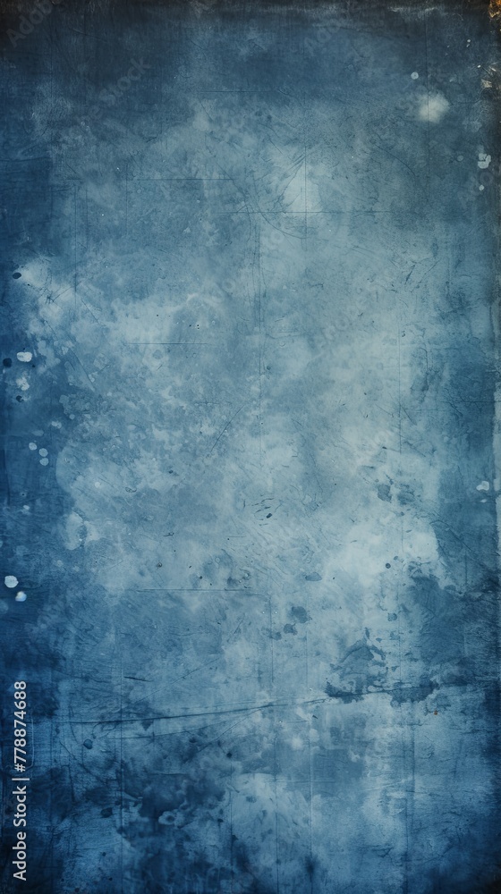 Indigo paper texture cardboard background close-up. Grunge old paper surface texture with blank copy space for text or design