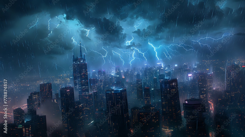 Darkened Metropolis: Tempestuous Aura./n Darkened Metropolis: Tempestuous Aura./n