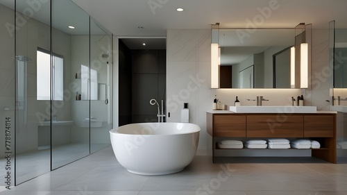 modern bathroom interior