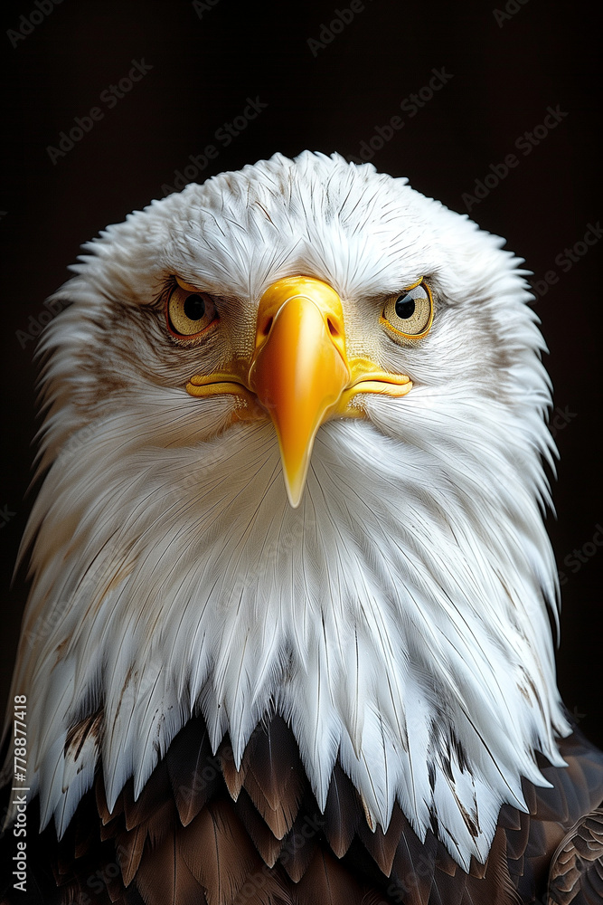 Obraz premium Majestic Bald Eagle Portrait