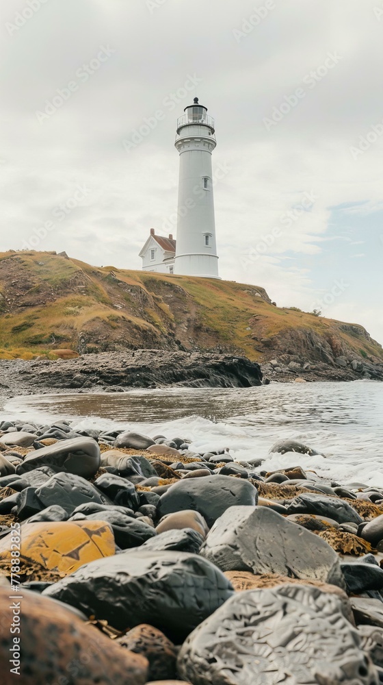 lighthouse on the coast of state lighthouse on the coast of state