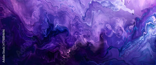Electric lavender and deep indigo merge  painting a dreamlike abstract tapestry in hues of twilight.