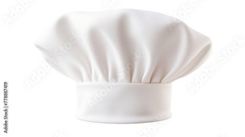 Chef Hat with White Background Isolation 