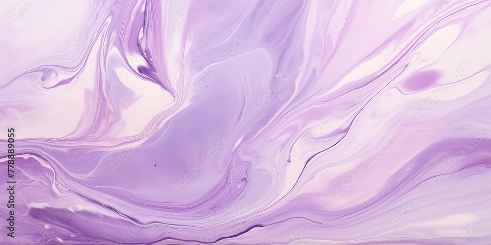 Lavender fluid art marbling paint textured background with copy space blank texture design
