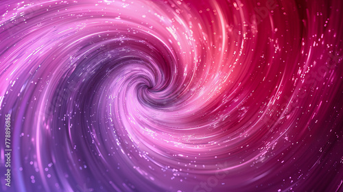 Abstract Violet Swirl with Sparkles Background