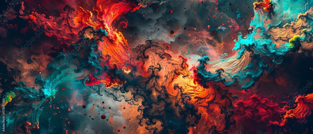 abstract colorful background with water abstract colorful background with water