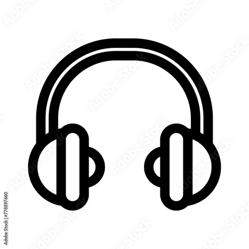 ear muffs icon or logo isolated sign symbol vector illustration - high quality black style vector icons