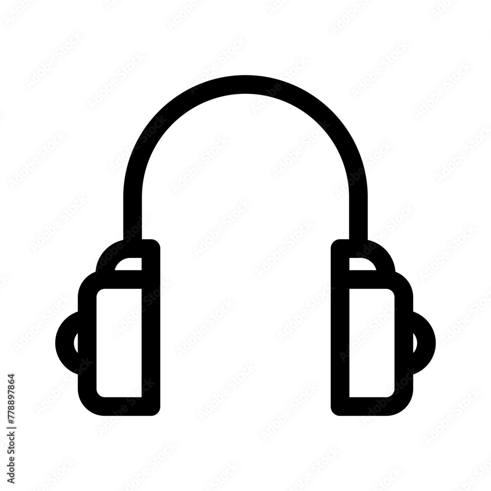 ear muffs icon or logo isolated sign symbol vector illustration - high quality black style vector icons