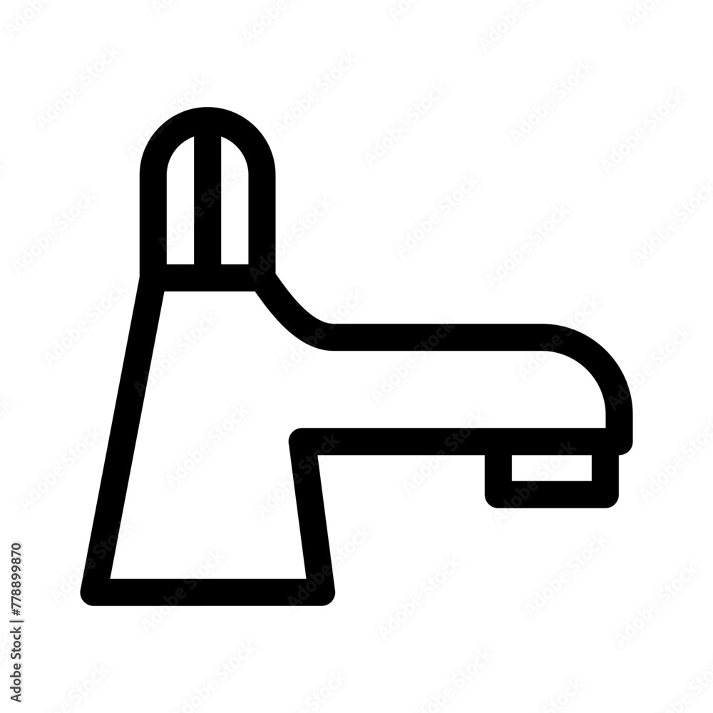 faucet icon or logo isolated sign symbol vector illustration - high quality black style vector icons faucet icon or logo isolated sign symbol vector illustration - high quality black style vector icons