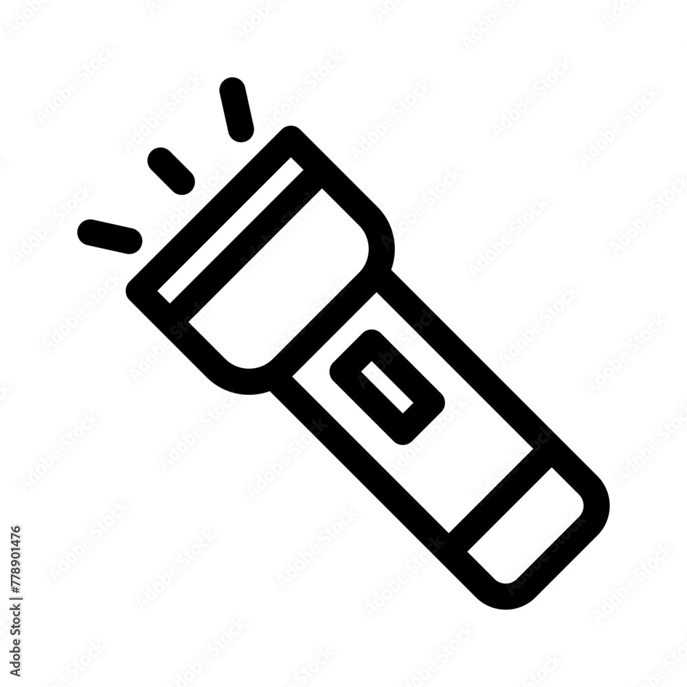flashlight icon or logo isolated sign symbol vector illustration - high quality black style vector icons flashlight icon or logo isolated sign symbol vector illustration - high quality black style vector icons