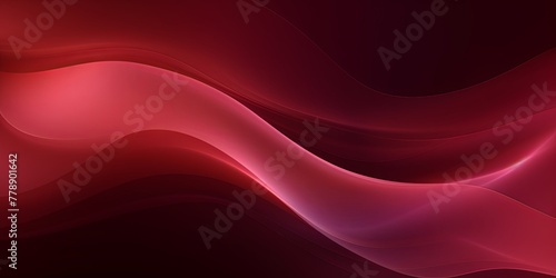 Maroon fuzz abstract background, in the style of abstraction creation, stimwave, precisionist lines with copy space wave wavy curve fluid design