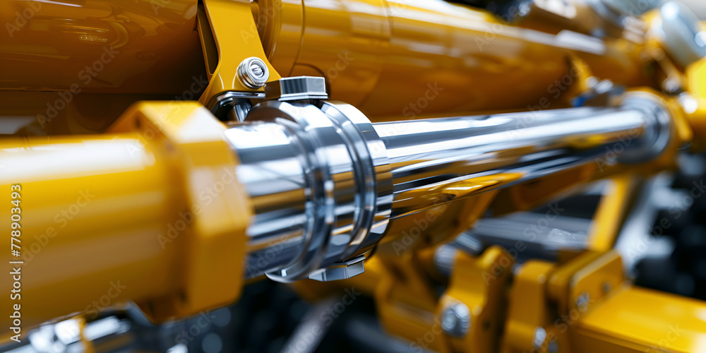 close up of a machine, close up of engine