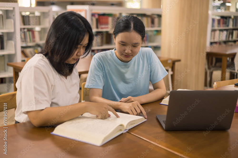 Two young woman, a dedicated student, navigates university life with her friend, embracing education and growth as they pursue their goals together. female student in college Two young woman, a dedicated student, navigates university life with her friend, embracing education and growth as they pursue their goals together. female student in college
