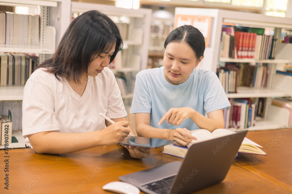 Two young woman, a dedicated student, navigates university life with her friend, embracing education and growth as they pursue their goals together. female student in college Two young woman, a dedicated student, navigates university life with her friend, embracing education and growth as they pursue their goals together. female student in college
